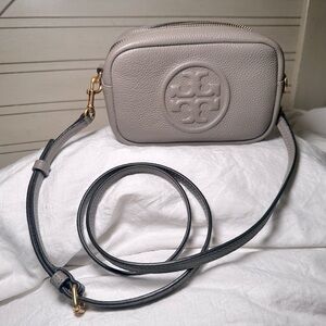 Tory Burch Perry Bombe Mini Leather Crossbody